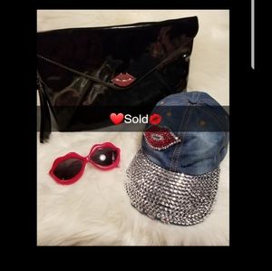 Kirna Zabete bling Clutch & Bling hat